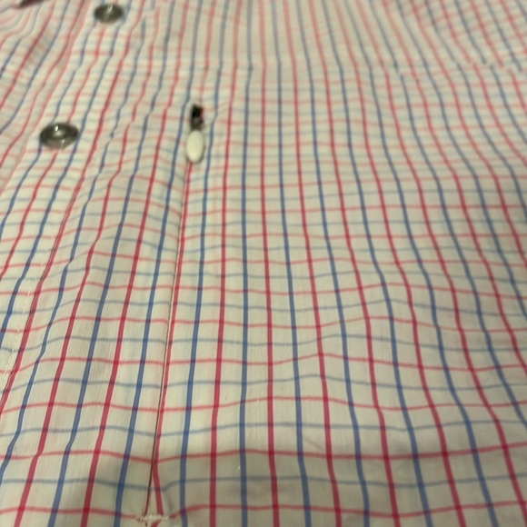 Orvis SS Tech LS Shirt White/Blue/Pink Medium - Picture 6 of 15